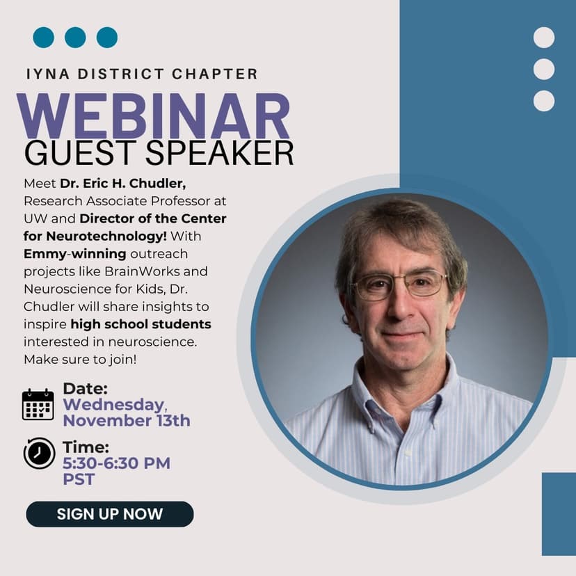 Webinar with Dr. Chudler
